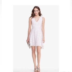 DVF White Crochet Lace Dress Size 14